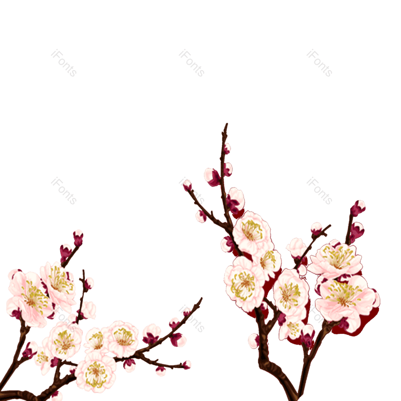 水墨图片,中国风元素,春节PNG,过年免抠素材